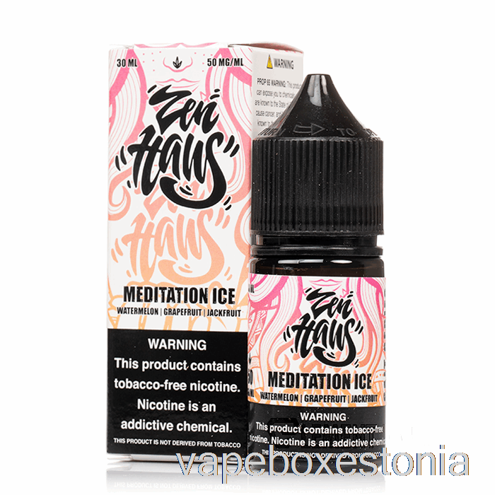 Vape Box Estonia Meditatsioonijää - Zen Haus Soolad - 30ml 30mg